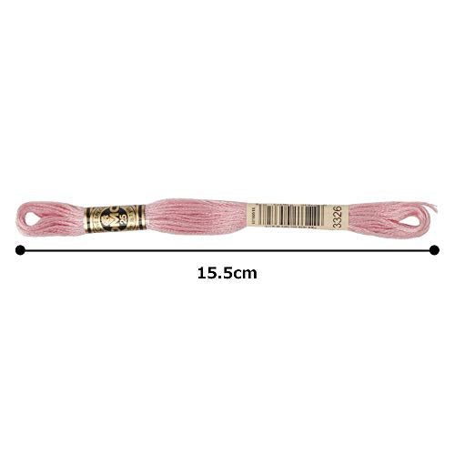 DMC 6-Strand Embroidery Cotton Floss, Light Rose