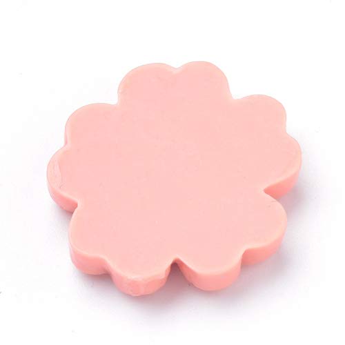 Beadthoven 200pcs 23mm Resin Flowers Cabochons Mixed Flatback Sunflower Slide Charm Beads No Hole for Women Girl Jewelry Making Supplies Home Party Decoration Scrapbooking Accessories - color: Sunflower-Mixed Color#23mm