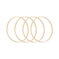 PATIKIL 6 Inch Bamboo Macrame Hoop, 10Pcs Wood Floral Hoop Craft Rings for DIY Craft Dream Catcher Wedding Wreath Decor Wall Hanging Decorations - size: 6 Inch