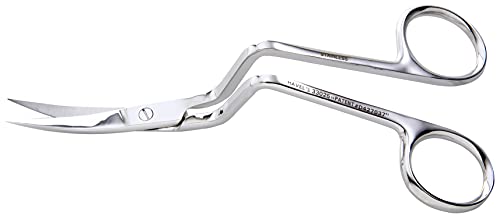 Havel's Ulti-Mates Angled Machine Embroidery Scissors, Silver
