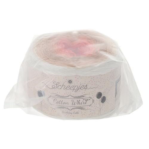 Scheepjes Cotton Whirl Yarn, 797 Cutie Pie, 1000m Cotton Cake for Craft - color: 797 Cutie Pie