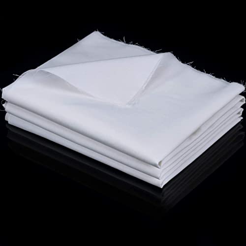 Tatuo Cotton Fabric Muslin Cloth for Sewing,1.6 Yard X 5 Yard,White - color: White, size: 1.6 Yard X 5 Yard