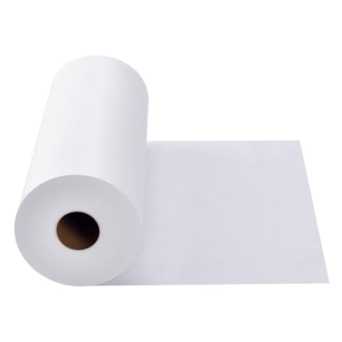 No Show Mesh Machine Embroidery Stabilizer Backing（12" x 50 Yard）- YIFHXY White 1.8 oz Light Weight Invisible Cut Away Stabilizer for Machine Embroidery and Hand Sewing - color: White