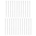 HARFINGTON 25pcs Sewing Needles 0.4mm Diameter 40mm (1.57") Long Ultra-Thin Stainless Steel Hand Embroidery Bead Needles for Jewelry Making DIY Crafts - size: 0.4mm Dia + 40mm Length
