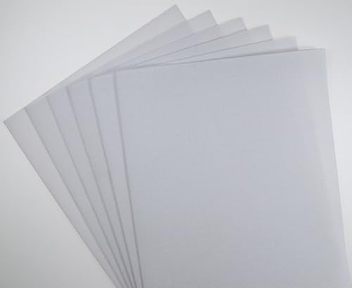 KCS 6 pc of 12" x 18" 30cmx45cm high Count Counted Cotton Aida Cloth Cross Stitch Fabric (32CT,White) - color: White, size: 32CT