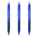 PATIKIL 3pcs Erasable Gel Pens 0.5mm Fine Point Retractable Heat Dark Blue - color: Dark Blue