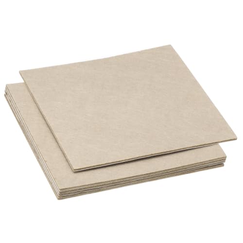 PATIKIL 8x8 Inch Lamp Base Felt, 5Pack 2mm Thickness Square Felt Furniture Pad Soft Adhesive Non-Slip Anti-Scratch Backed Felt for Lamp Furniture DIY Craft, Beige - color: Beige, size: 8x8 Inch
