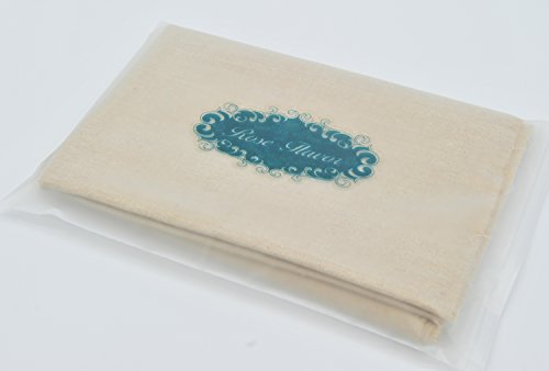 Rose Flavor Natural Linen Needlework Embroidery Fabric Cross Stitching Aida Cloth - color: Natural