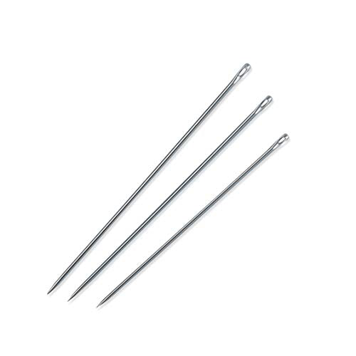 Dritz 128 Deluxe Hand Needles with Needle Threader, Assorted Styles & Sizes (100-Count) - style: Deluxe Hand Needles with Needle Threader