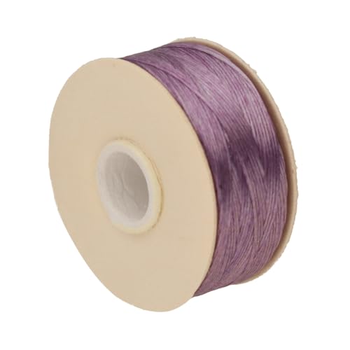 The Beadsmith Nymo Thread, Made of Nylon - size: Size D, 64 Yards, style: Light Purple