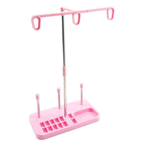 New brothread Light Weight Thread Stand -Pink - color: Pink