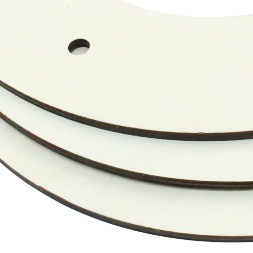 Hitefu 10 Inch Wooden Wreath Form, 6 Packs, 5mm Thickness - style: 10 In