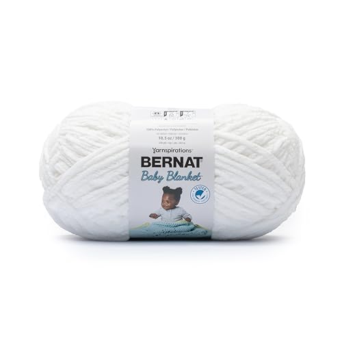 Bernat Baby Blanket Big Ball White - color: White, size: 1 Pack