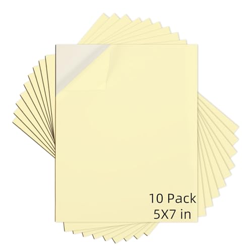 Self Stick Mounting Board 5 X 7 inch, for Cross Stitch, Photo Frame Backing （10 Pack） - size: 5*7