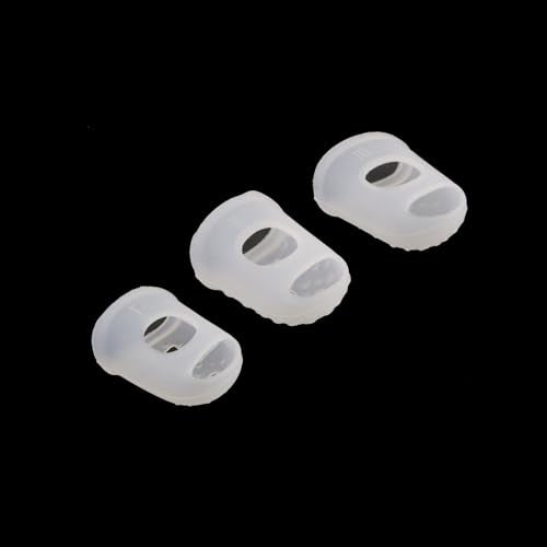 Xiaoyztan 30Pcs Transparent Silicone Guitar Finger Protectors - color: Transparent, size: S+M+L