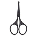 Multicolor Professional Grooming Scissors for Facial Hair Removal - color: Black Safety Head D