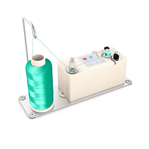 XBA Bobbin Winder, Portable Automatic Bobbin Winder, Electrical Bobbin Winder with Spool Thread Stand for Domestic and Industrial Sewing Machines - color: bobbin winder