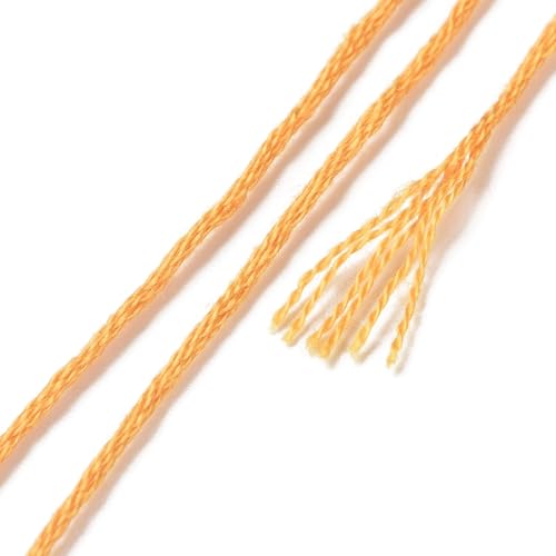 8 Skeins Embroidery Floss Friendship Bracelet String 0.5mm Cross Stitch Embroidery Thread for Jewelry Making Bracelet Knitting Stitching Craft Supplies, Blue & Yellow - color: Blue & Yellow, 8 Skeins