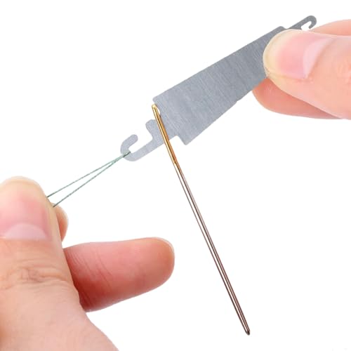 10PCS Steel Needle Threader, Embroidery Cross Stitch Needle-Threading