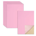 Biaungdo Pink Self Adhesive Felt Sheets, 8 x 12 Inch, 6 Pcs - color: Pink