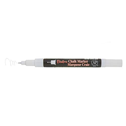 Uchida of America Extra Fine Tip Bistro Chalk Marker, White