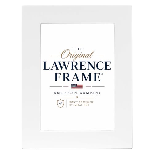 Lawrence Frames White Wood Picture Frame, Gallery Collection, 2 by 3-Inch, 2.5x3.5 - color: White, size: 2.5x3.5