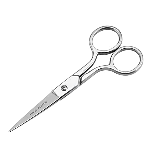 6” Sharp Embroidery Fabric Scissors, Forged Stainless Steel Small Heavy Duty Precision Point Tip Detail Sewing Shears for Dressmaker Tailor Cutting Thread, Yarn, Crafting - style: 6" silver embroidery scissors