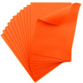 12 Pcs Felt Sheets, 7x11 Inch Stiff Felt for Crafts DIY, Orange - color: Orange