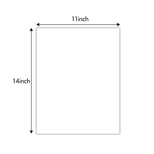 Golden State Art 11x14 White Backing Board, 10 Pack Backer Board for Print - size: 11x14