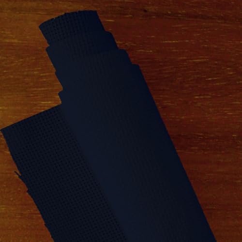 Essentials By Leisure Arts Aida Cloth, 18 Count, Navy, Cross Stitch Fabric, Embroidery Fabric, Cross Stitch Supplies for Crafting, Stitching, and Sewing Projects 15X18