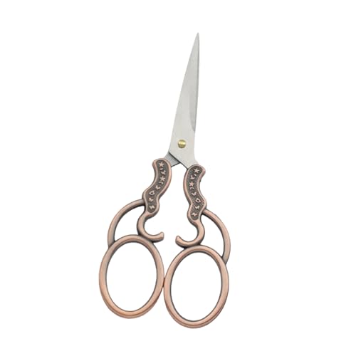 Vintage Sewing/Window Pattern Embroidery Metal Scissors Craft Artistry Handmade Paper Cutting DIY Tool