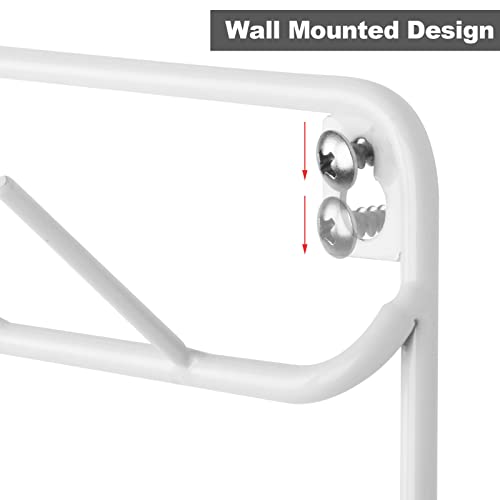 YBING Thread Holder Organizer Wall, 54-Spool Sewing Thread Rack - color: White