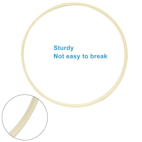 Unlorspy Wooden Bamboo Floral Hoops, 4 Sizes (6/8/10/12 inch), 12Pcs - size: 6/8/10/12 inch,12pcs