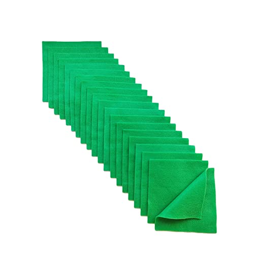 Jtnohx Soft Felt Fabric Flexible Craft Felt Sheets Green 6" 20Pcs 1.4mm - color: Green