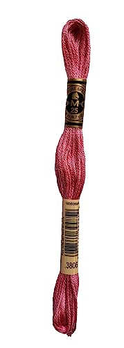 DMC 6-Strand Embroidery Cotton 8.7yd Bundle - Cyclamen Pink Color Family - 3 Skeins of Thread
