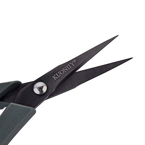 Micro Tip Scissors 6", Titanium Coated Detail Craft Scissors 4 P