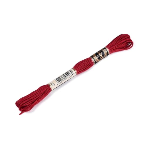 FASHEWELRY 24 Skeins Embroidery Floss Thread 1mm Cross Stitch Thread - color: 24 Colors-red, size: 1mm