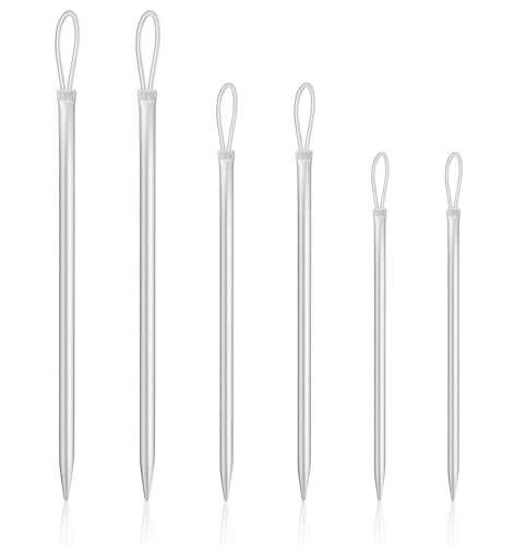 6 Pcs Yarn Needle, Yarn Needles Large Eye with Threader for Sewing