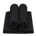 100% Cotton Fabric by The Yard, 59 Inch x 5 Yards Black - color: Black, size: 5 YARDS