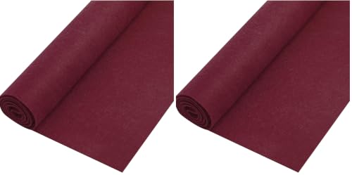 Felt Fabric 1.8 mm Thick 36" x 72" - Soft Durable Felt by The Yard Felt Sheets for Arts and Crafts, DIY Sewing, Crafting Projects (Dark Red) ﻿ ﻿ ﻿ ﻿ ﻿ ﻿ ﻿ ﻿ ﻿ (Pack of 2) - color: Dark Red, size: 36" x 72" (Pack of 2)
