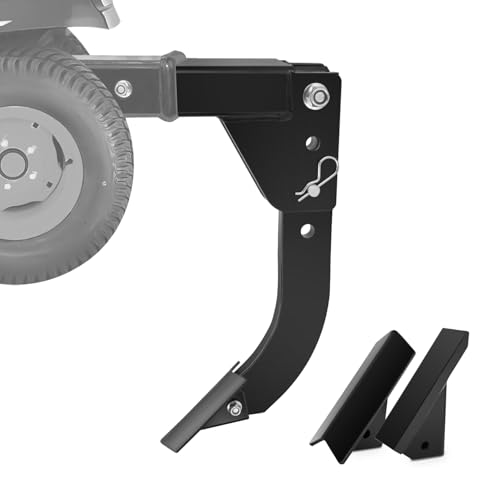 3 Point Trencher Ripper Attachment fit 2" Receivers, Hitch Mounted Ripper for Tractor Lawn Mower ATV UTV, Adjustable Subsoiler Plow with Replacement Plough Blade in Garden Farm Bury Pipes Sow Seeds
