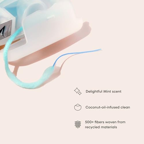 CocoPlush Floss Threaders by COCOLAB, Mint Scent, 30ct, 1-Pack