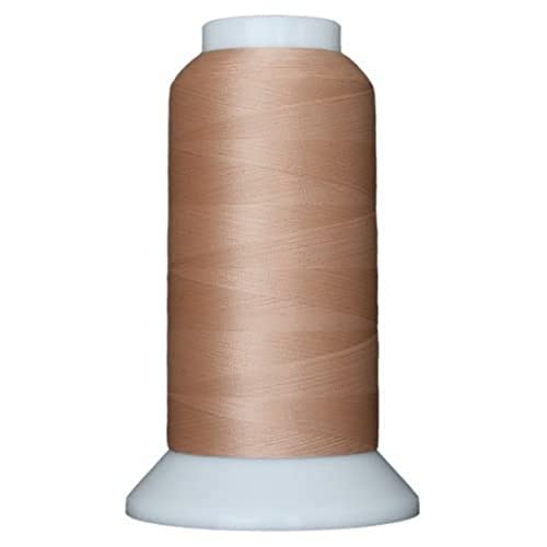 Superior Threads Bottom Line 2-Ply 60-Weight Polyester Embroidery Quilting Sewing Thread - 3,000 Yard Cone (#650 Champagne) - color: Champagne, size: 3000 yd