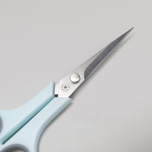 Missouri Star Scissors All Purpose - 6” Precision Tip Scissors for Cutting Fabric, Sewing, Crafting - Ultra Sharp with Comfort Grip and Blade Cover - size: 6 Inch