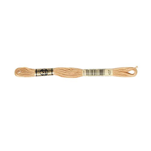 DMC 6-Strand Embroidery Cotton Floss, Light Tan - color: Light Tan, size: 8.7 yards