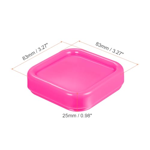 HARFINGTON Magnetic Pin Cushion Square Sewing Pin Holder Pink - color: Pink