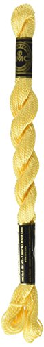 DMC 115 5-744 Pearl Cotton Thread, Pale Yellow, Size 5