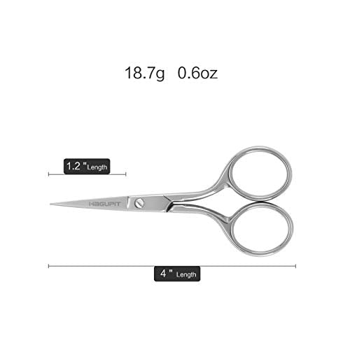 4" Forged Small Precision Embroidery Pointed Tip Detail Scissors - size: 4 Inch