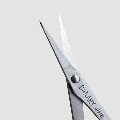 CANARY Small Precision Scissors - 4" with One Extra Pointed Tip, Mini Scissors for Paper Cutting, Paper Crafts, Kirie Art, Made in Japan - size: Papercutting Art (Intermediate)