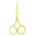Multicolor Professional Grooming Scissors for Facial Hair Removal - color: Gold